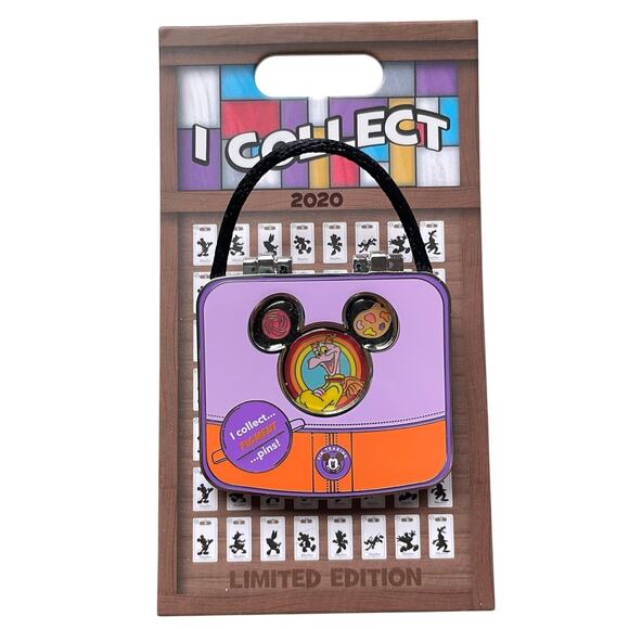 Disney I Collect Figment Pin Trading Bag Hinge Pin LE 2000 - Picture 1 of 5